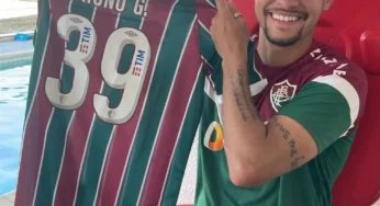 Fluminense recebe visita de Bruno Guimarães, que treina no CT do clube