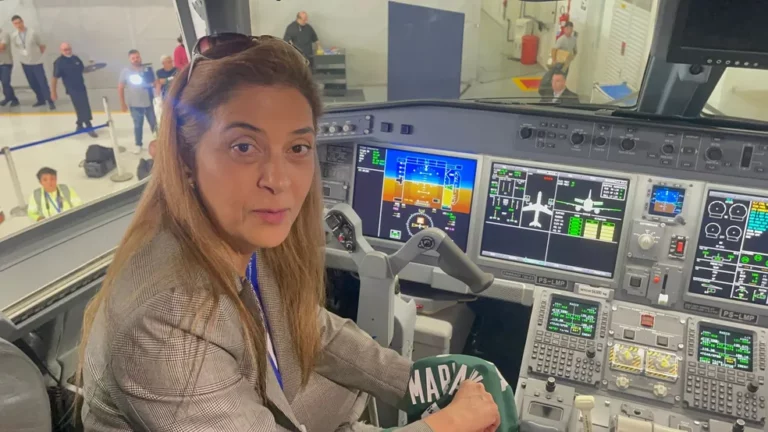 Leila Pereira fala sobre compra de avião particular de 64 milhões de euros para o Palmeiras