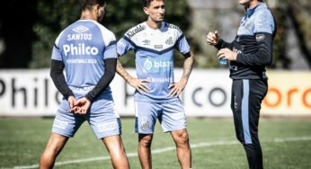 Com mudanças, Paulo Turra esboça Santos que enfrenta o Goiás