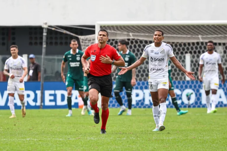 Bruno Arleu foi afastado pela CBF, devido os erros no jogo entre Santos e Goiás.