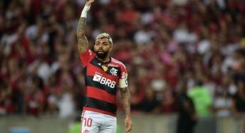 Gabigol discute com Marcos Braz após nova lesão provocada pelo gramado do Maracanã