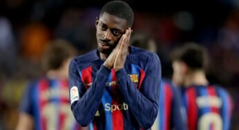 Dembélé está acertado com o PSG