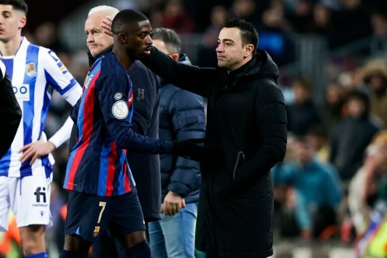 Xavi comenta sobre saída de Dembélé: “Estou desapontado”