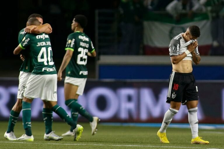 Atlético cai pela terceira vez seguido para o Palmeiras e faz história na Copa Libertadores