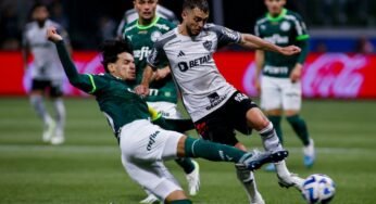 Conmebol divulga analise do VAR em lance de suposto pênalti para o Atlético contra o Palmeiras