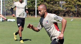 Lucas tem estiramento na coxa esquerda detectado e deve desfalcar o São Paulo por três semanas