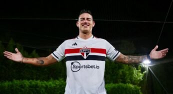 Contratação de James Rodríguez impulsiona engajamento e novos seguidores para o São Paulo