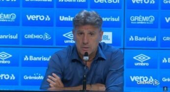 Renato Portaluppi justifica derrota do Grêmio: “A chuva atrapalhou os trabalhos da semana”