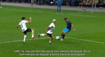 CBF decide afastar equipe de arbitragem envolvida na partida entre Corinthians e Grêmio após erro