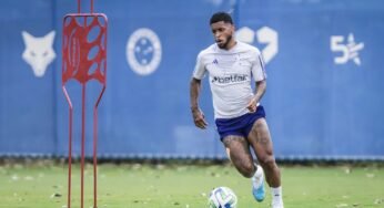 Sete meses após lesão, Wesley Gasolina inicia trabalhos físicos e se aproxima de retorno no Cruzeiro