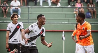 Lucas Eduardo comemora classificação do Vasco na Copa Rio Sub-20