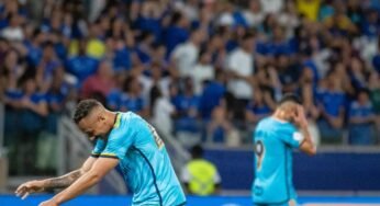 Cruzeiro é o time da Série A há mais tempo sem sequência de vitórias