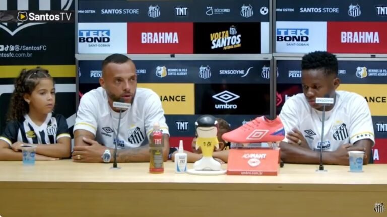 Apresentado no Santos, Guilherme afirma foco em retornar a Série A nesta temporada