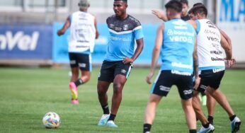 Grêmio: Cuiabano sofre lesão no treino e vira dúvida para estreia no Gauchão
