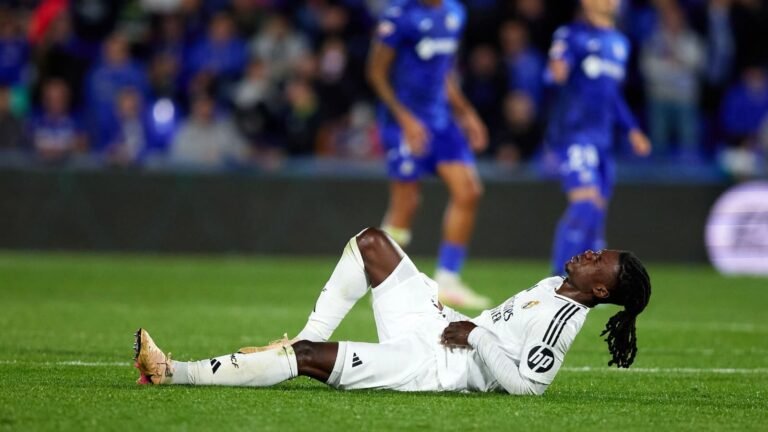 Camavinga sofre grave lesão e desfalca o Real Madrid no restante da temporada