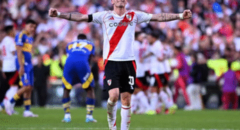 Diretor do River Plate descarta venda de joia para o Real Madrid e promete: “Fica o ano todo”