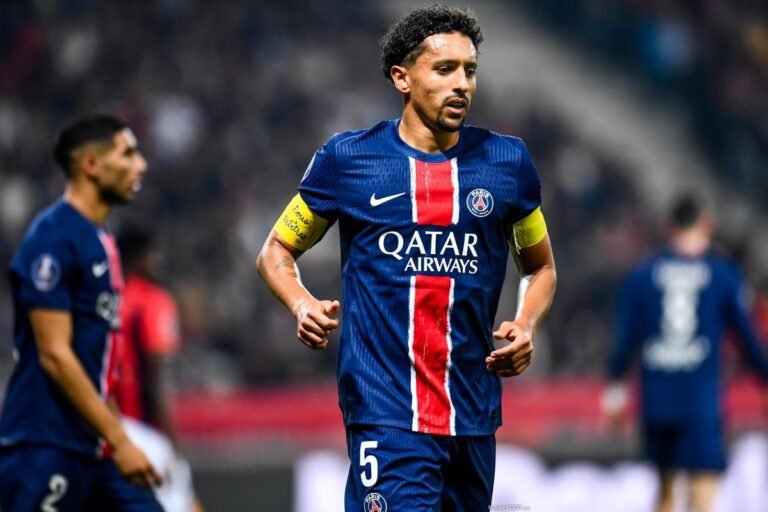 PSG planeja vender Marquinhos na próxima janela de transferências; clube saudita monitora a situação