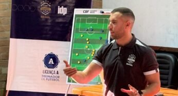 Técnico destaque nas categorias de base do Brasil, Allan Barcellos ministra aulas sobre treinamento técnico, tático e estratégico para a Licença A da CBF Academy