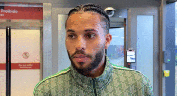 Alexsander, novo reforço do Atlético-MG, chega a BH e se coloca a disposição para quinta-feira